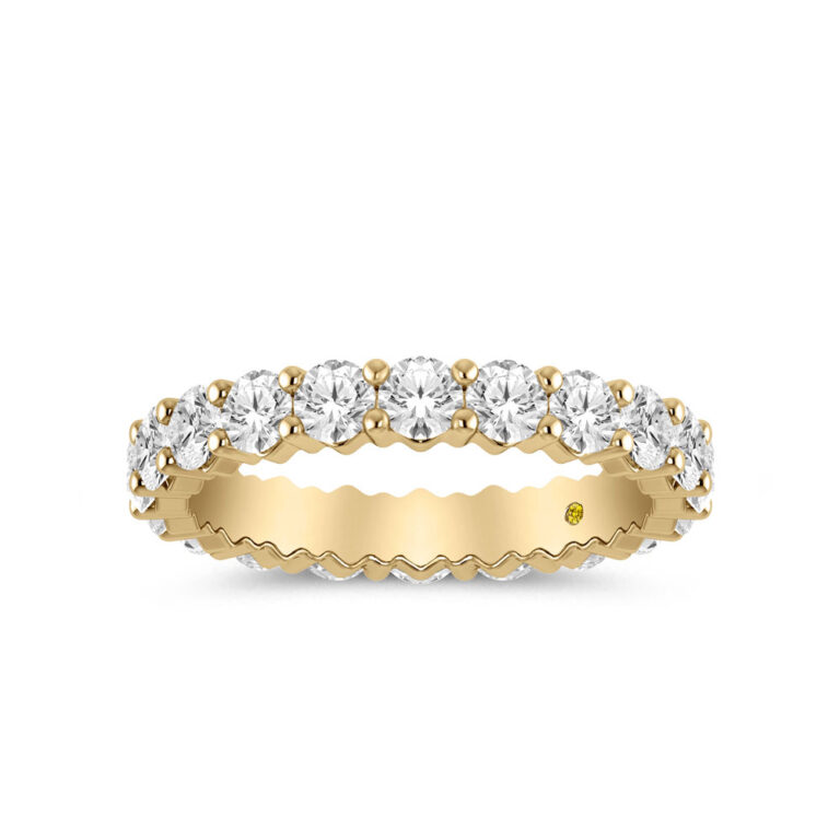 Haloa Full Coverage Lab Grown Eternity Diamond Ring