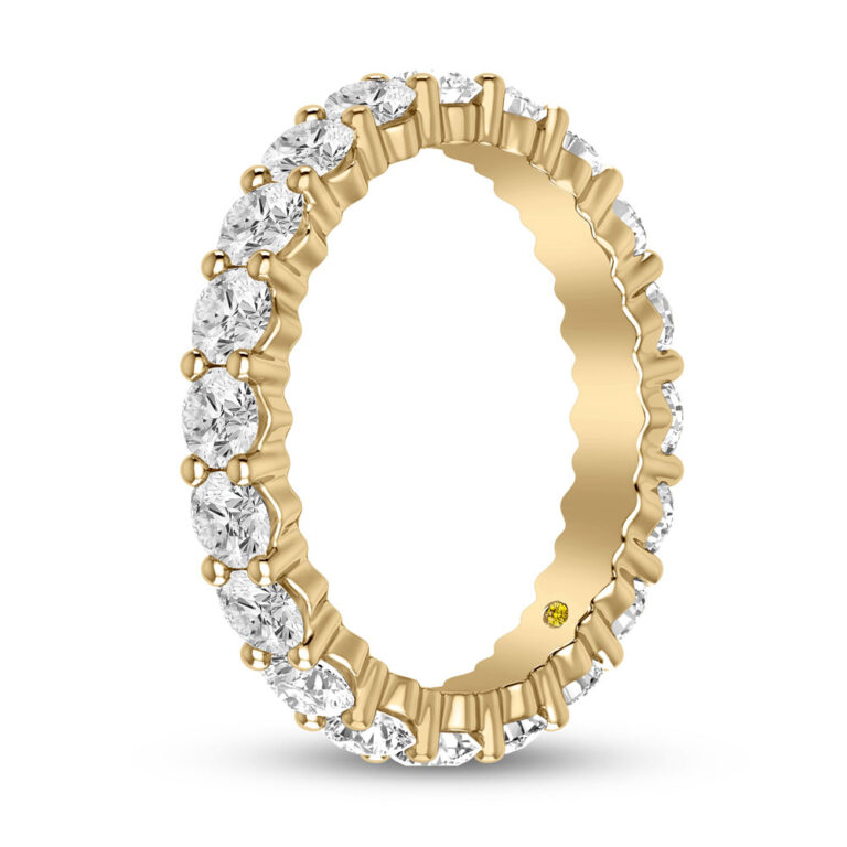Haloa Full Coverage Lab Grown Eternity Diamond Ring