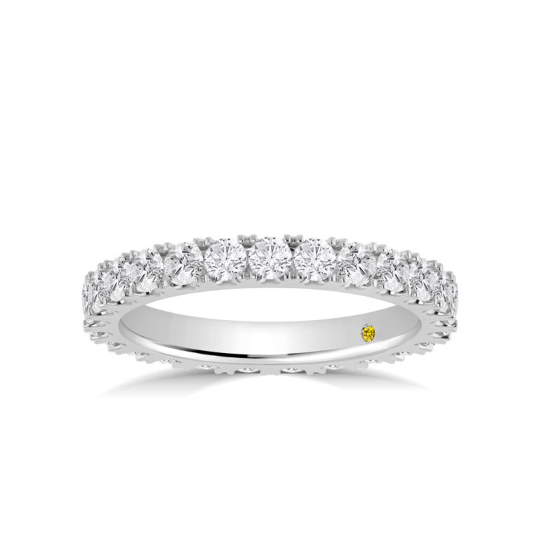 Lyric Full Coverage Lab Grown Eternity Diamond Ring