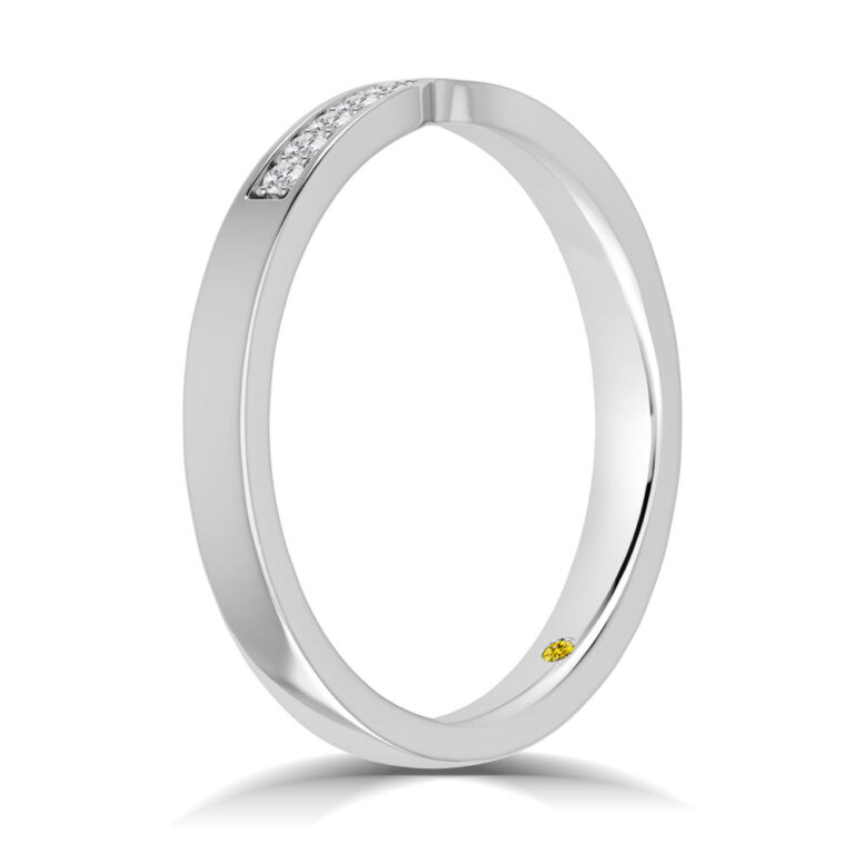 Azure Contured Lab Grown Diamond Ring