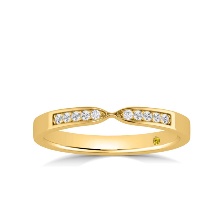 Azure Contured Lab Grown Diamond Ring