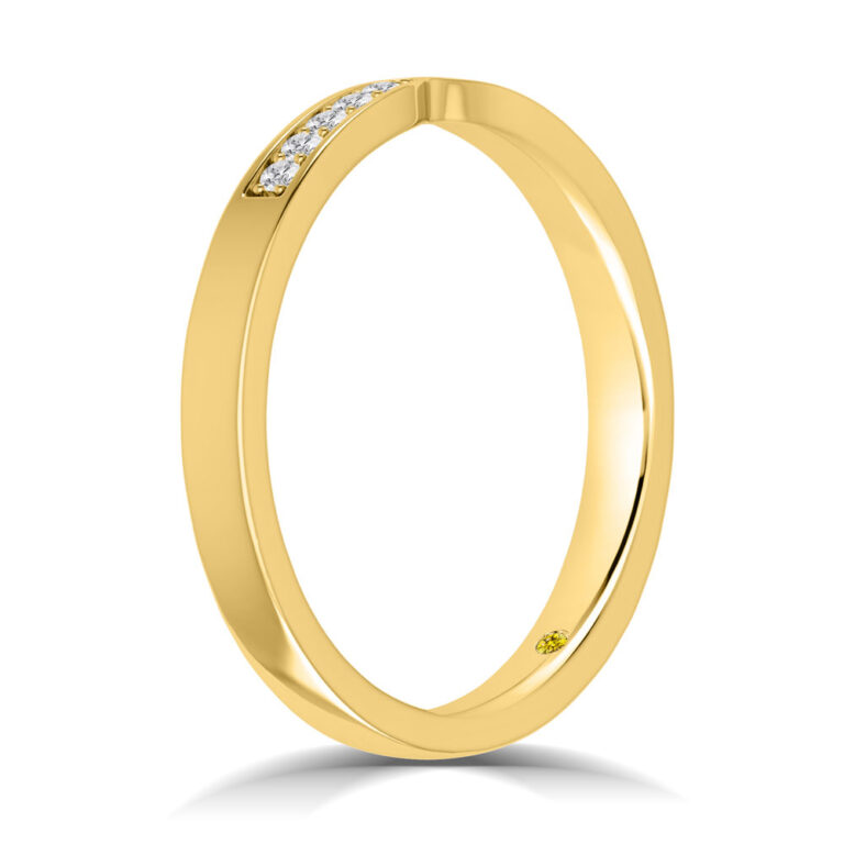 Azure Contured Lab Grown Diamond Ring