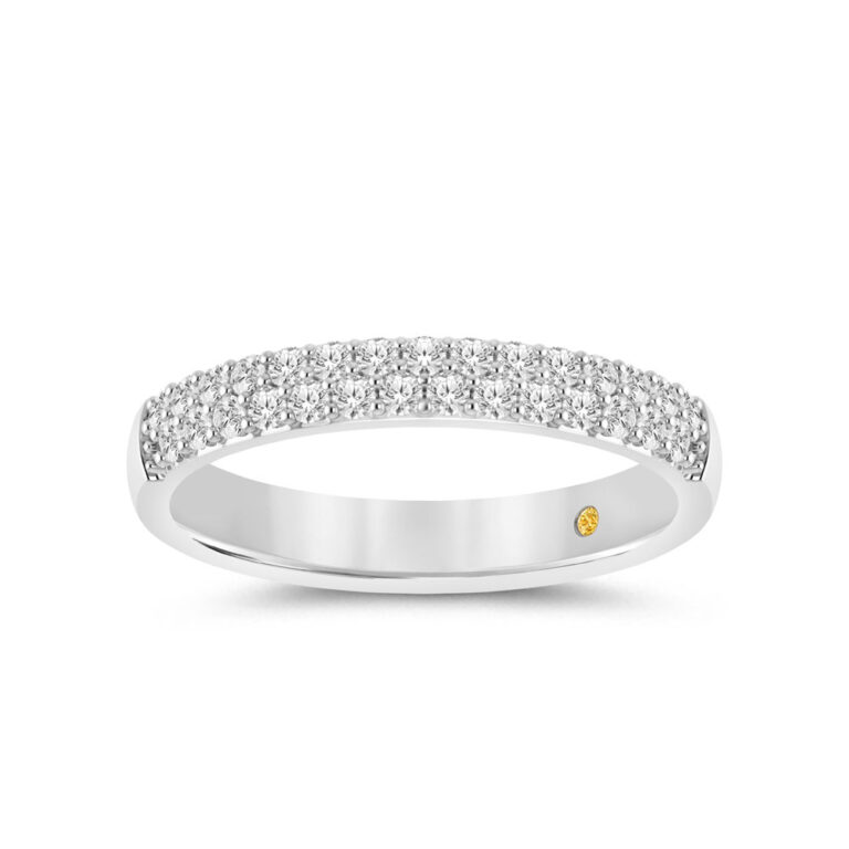 Brio Half Coverage Lab Grown Diamond Ring