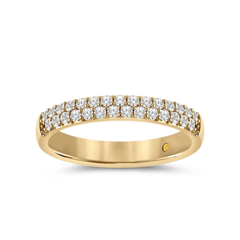 Brio Half Coverage Lab Grown Diamond Ring