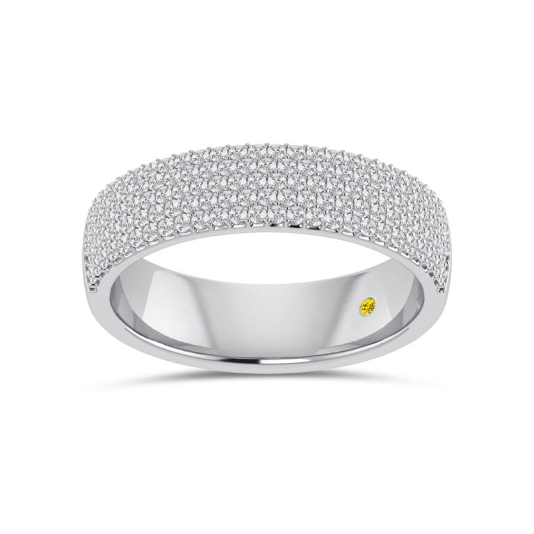 Etolie Half Coverage Lab Grown Diamond Ring