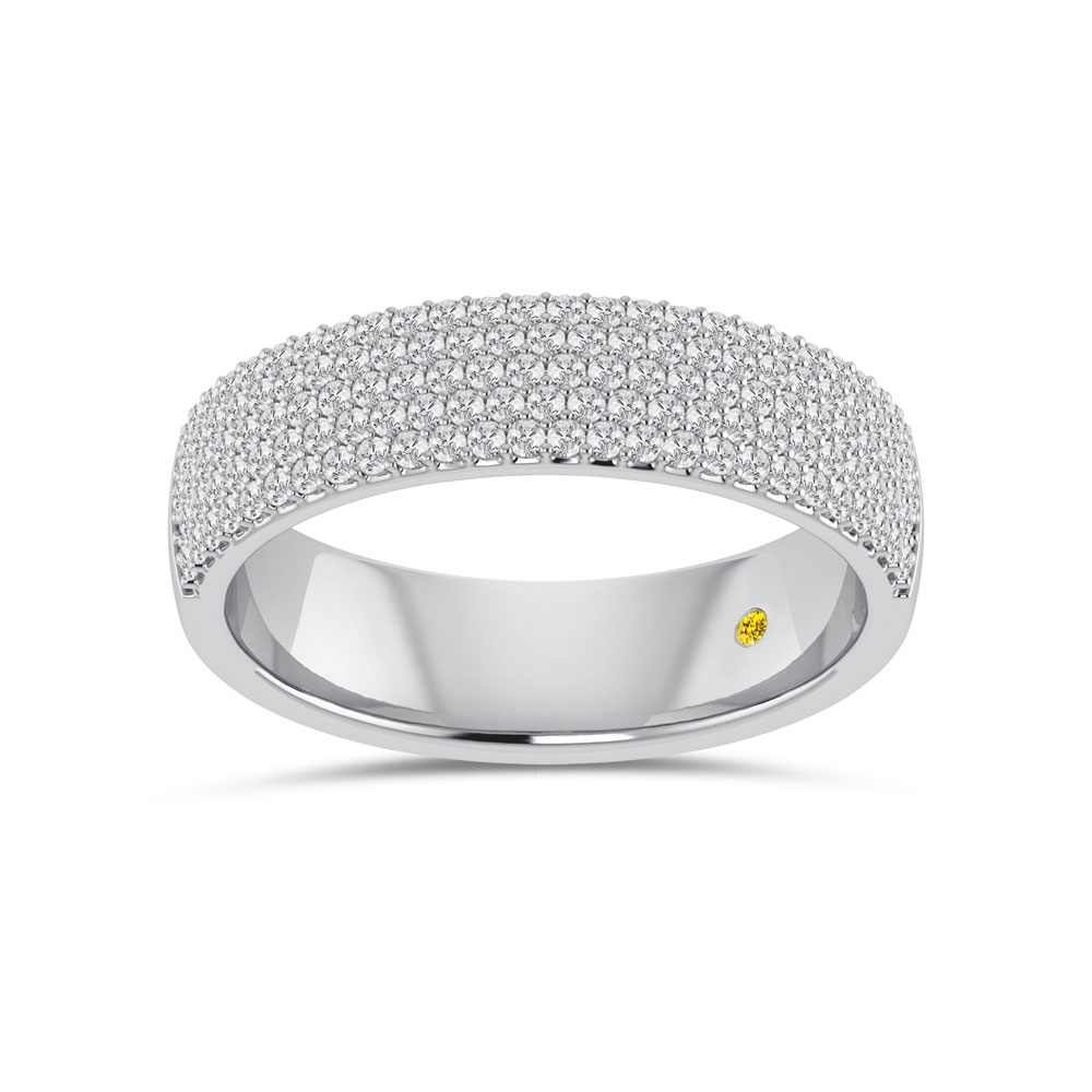 Etolie Half Coverage Lab Grown Diamond Ring LA JOYA