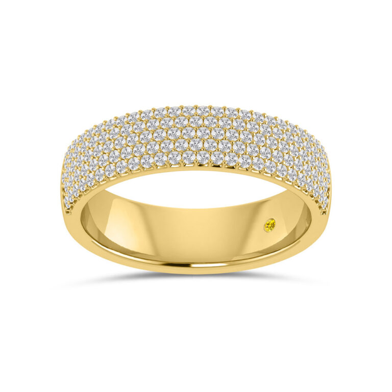 Etolie Half Coverage Lab Grown Diamond Ring
