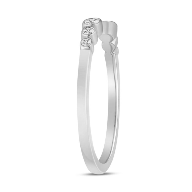 Idalia Bezel Set Lab Grown Open Diamond Ring