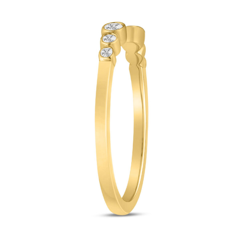 Idalia Bezel Set Lab Grown Open Diamond Ring