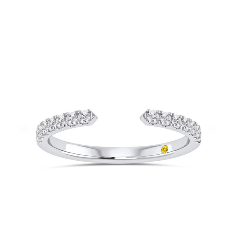 Idylle Half Coverage Lab Grown Open Diamond Ring