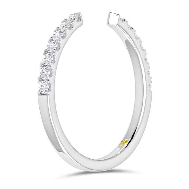 Idylle Half Coverage Lab Grown Open Diamond Ring