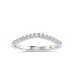 Lab Created Diamond Contour Band-1/4 ct. tw.-18K White Gold_1