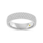 Decadent Four Row Lab Grown Diamond Eternity Band-2 ct. tw.-18K White Gold_1
