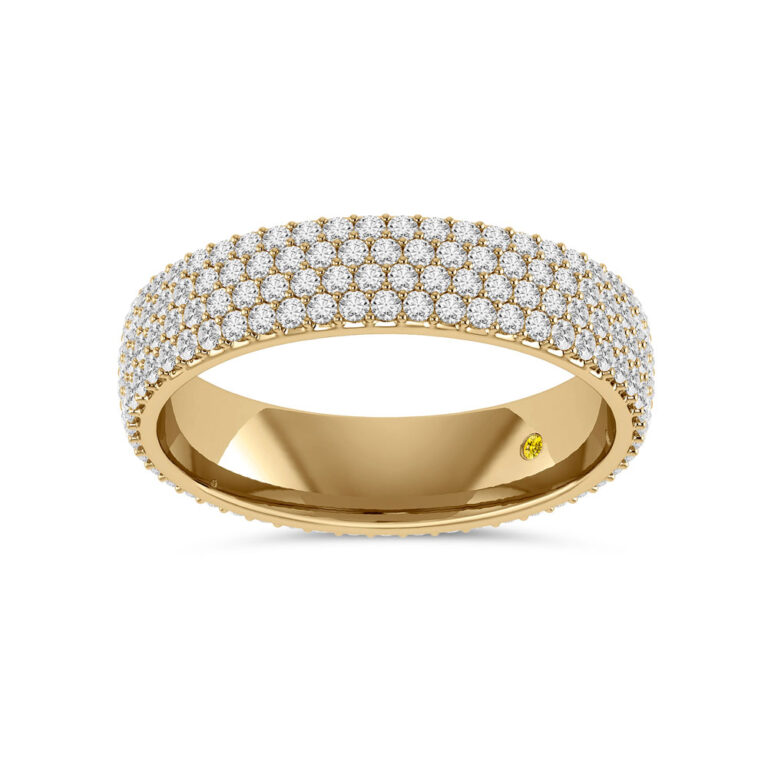 Auburn Full Coverage Lab Grown Eternity Diamond Ring