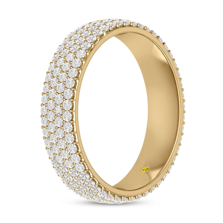 Auburn Full Coverage Lab Grown Eternity Diamond Ring
