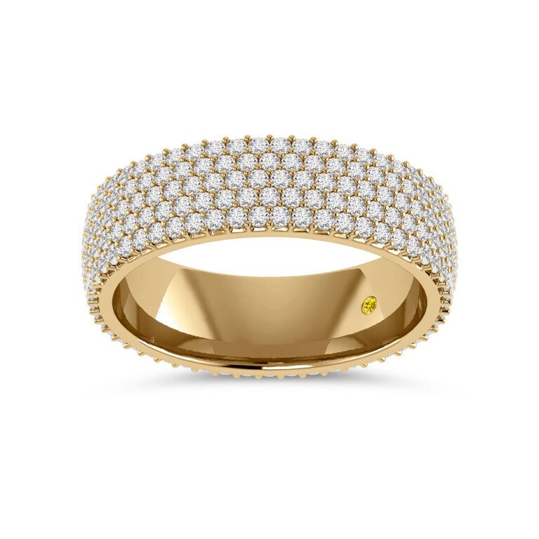 Etolie Full Coverage Lab Grown Eternity Diamond Ring