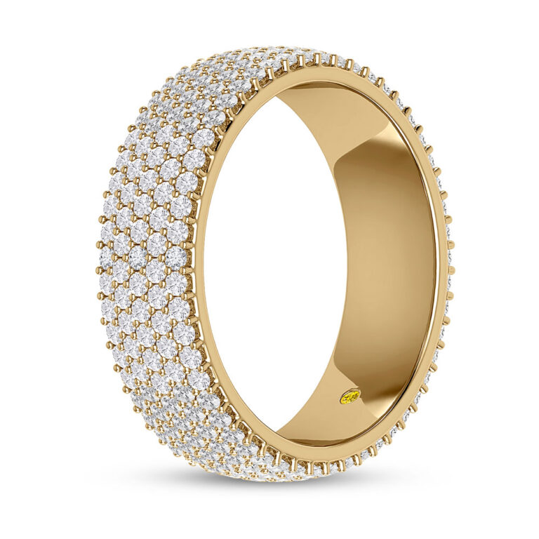 Etolie Full Coverage Lab Grown Eternity Diamond Ring