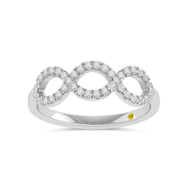 Luxe Infinity Lab Diamond Wedding Ring-1/3 ct. tw.-18K White Gold_1