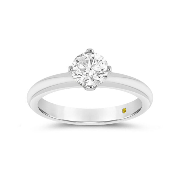 Celest Round Lab Grown Diamond Solitaire Ring