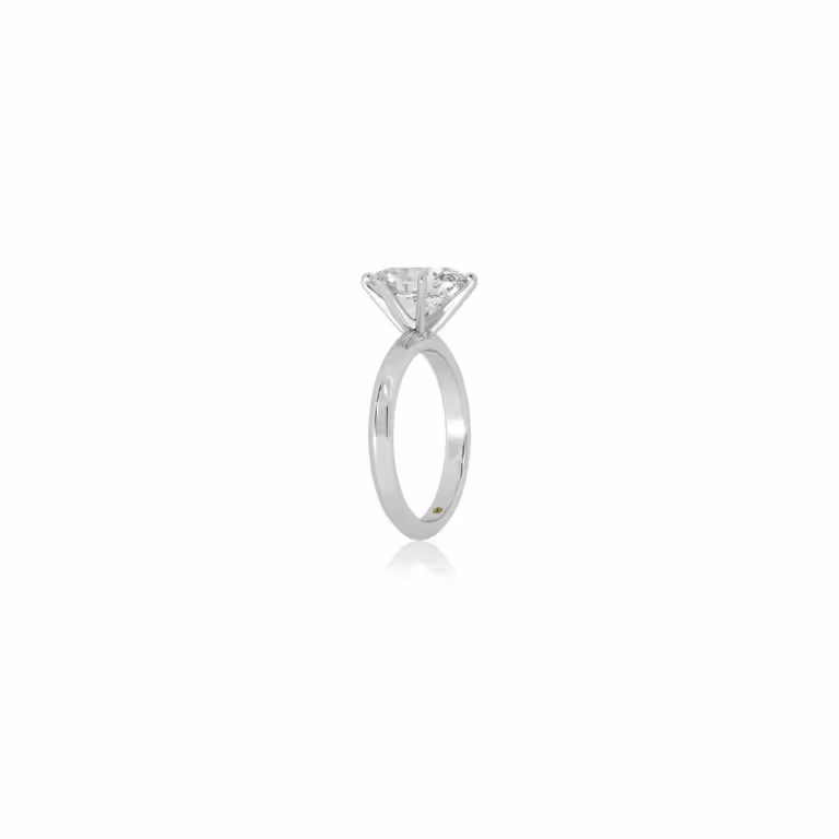 Prism Knife Edged Six Prong Lab Grown Diamond Solitaire Ring