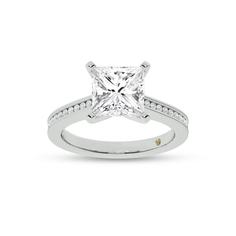 Paris Channel Set Lab Grown Diamond Engagement Ring