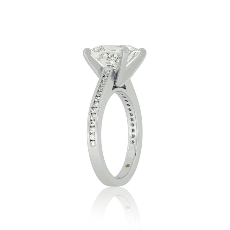 Paris Channel Set Lab Grown Diamond Engagement Ring