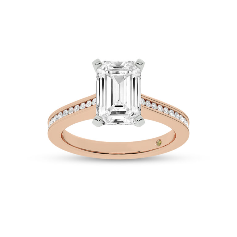Paris Channel Set Lab Grown Diamond Engagement Ring