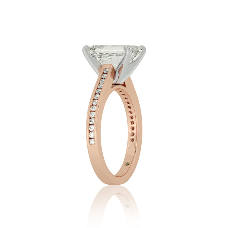 Paris Channel Set Lab Grown Diamond Engagement Ring