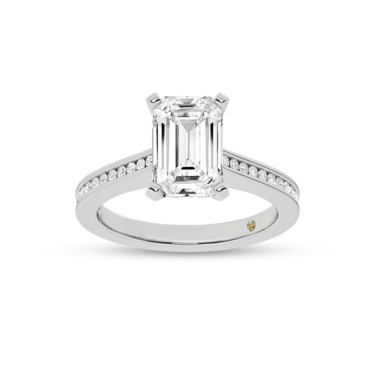 Paris Channel Set Lab Grown Diamond Engagement Ring