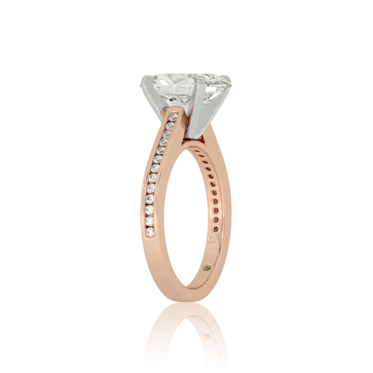 Paris Channel Set Lab Grown Diamond Engagement Ring