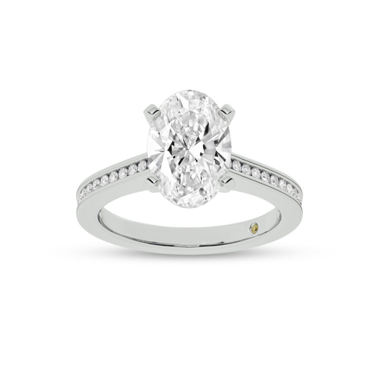 Paris Channel Set Lab Grown Diamond Engagement Ring