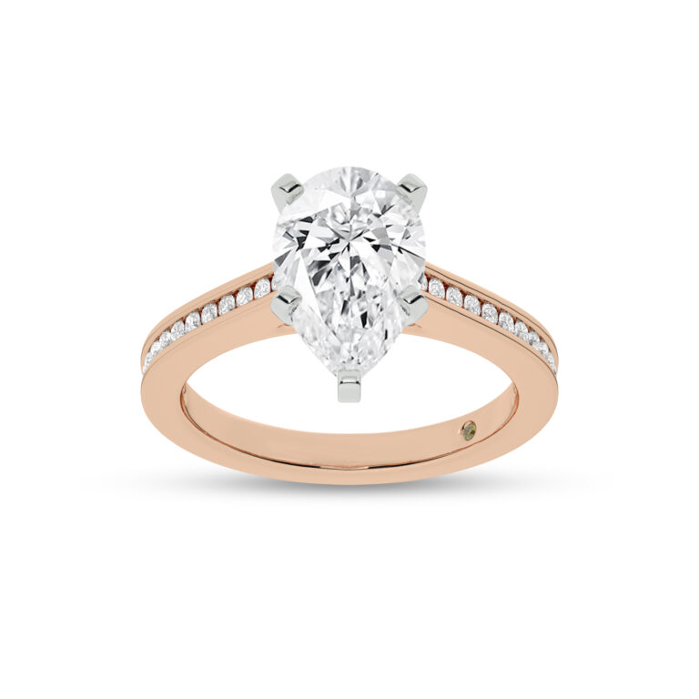 Paris Channel Set Lab Grown Diamond Engagement Ring