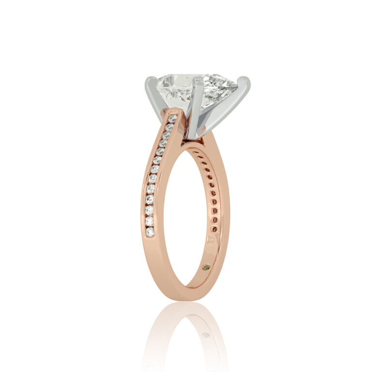 Paris Channel Set Lab Grown Diamond Engagement Ring