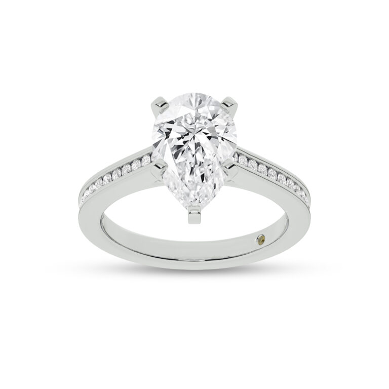 Paris Channel Set Lab Grown Diamond Engagement Ring
