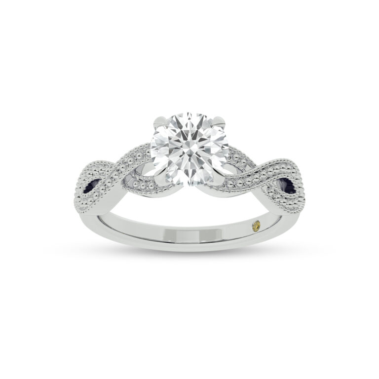 York Infinity Shank Lab Grown Diamond Engagement Ring