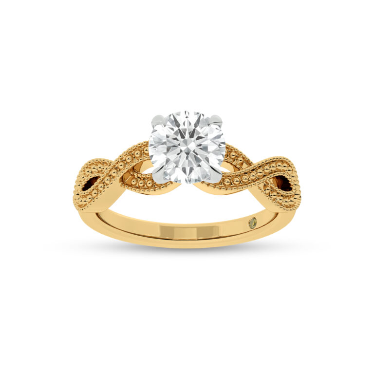 York Infinity Shank Lab Grown Diamond Engagement Ring