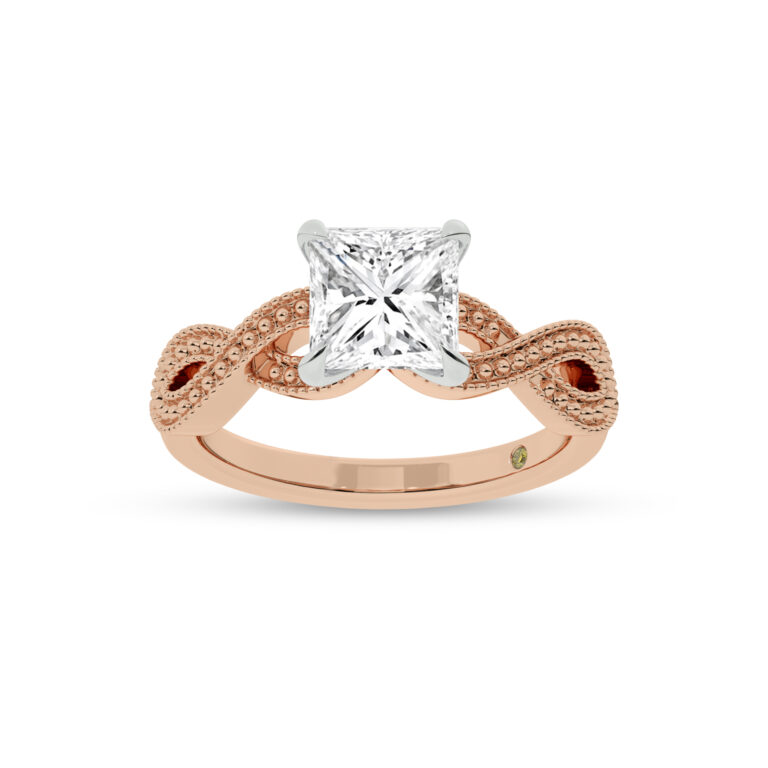 York Infinity Shank Lab Grown Diamond Engagement Ring