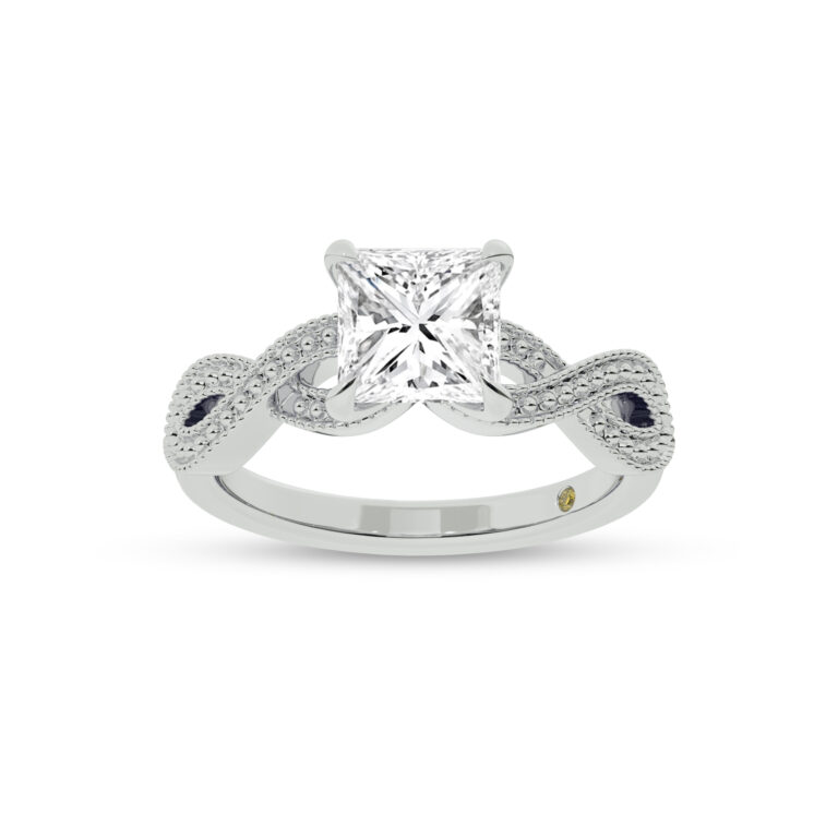 York Infinity Shank Lab Grown Diamond Engagement Ring