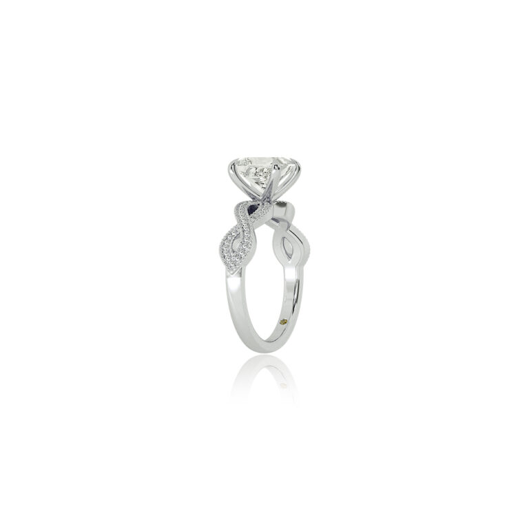 York Infinity Shank Lab Grown Diamond Engagement Ring
