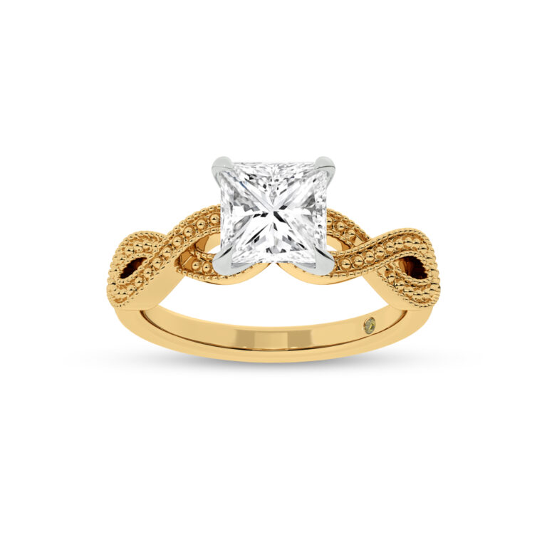 York Infinity Shank Lab Grown Diamond Engagement Ring