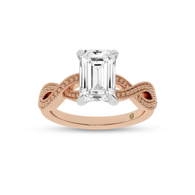 York Infinity Shank Lab Grown Diamond Engagement Ring