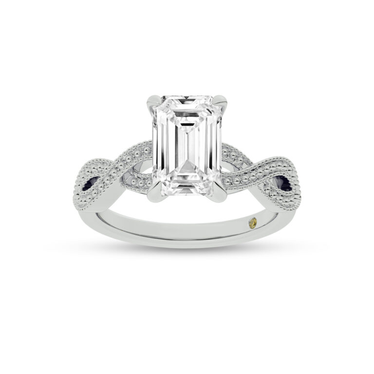 York Infinity Shank Lab Grown Diamond Engagement Ring