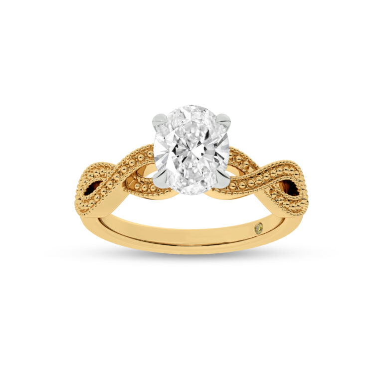 York Infinity Shank Lab Grown Diamond Engagement Ring
