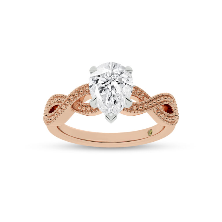 York Infinity Shank Lab Grown Diamond Engagement Ring
