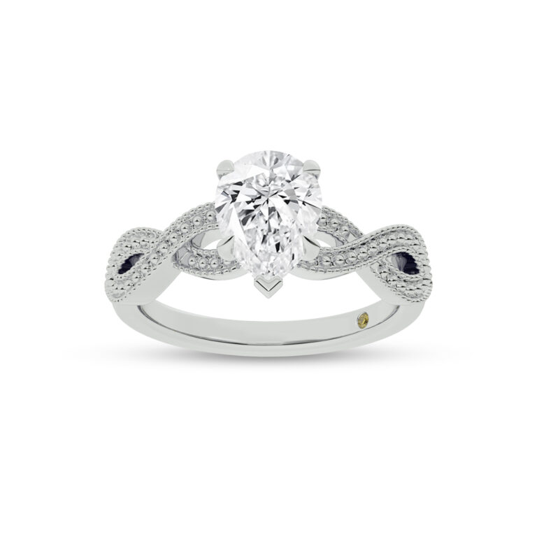 York Infinity Shank Lab Grown Diamond Engagement Ring