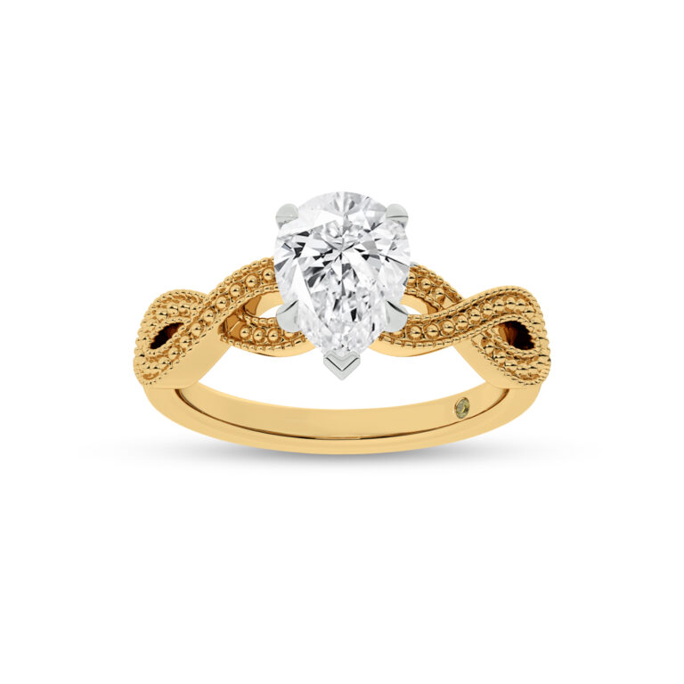 York Infinity Shank Lab Grown Diamond Engagement Ring