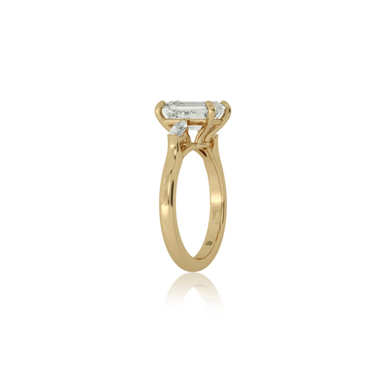 Maui Three Stone Lab Grown Diamond Engagement Ring