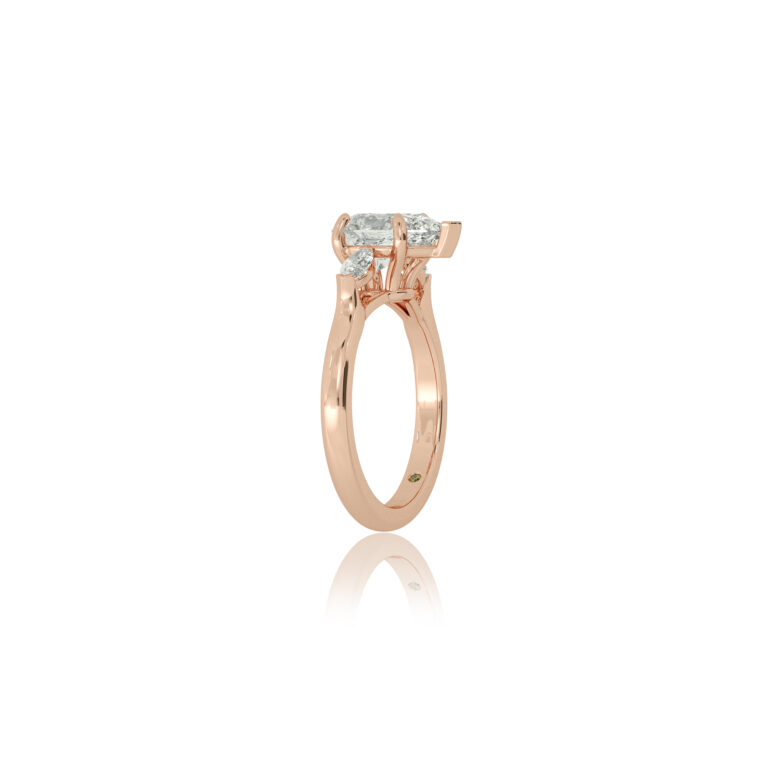 Maui Three Stone Lab Grown Diamond Engagement Ring