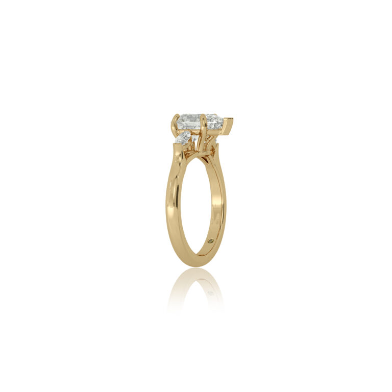 Maui Three Stone Lab Grown Diamond Engagement Ring