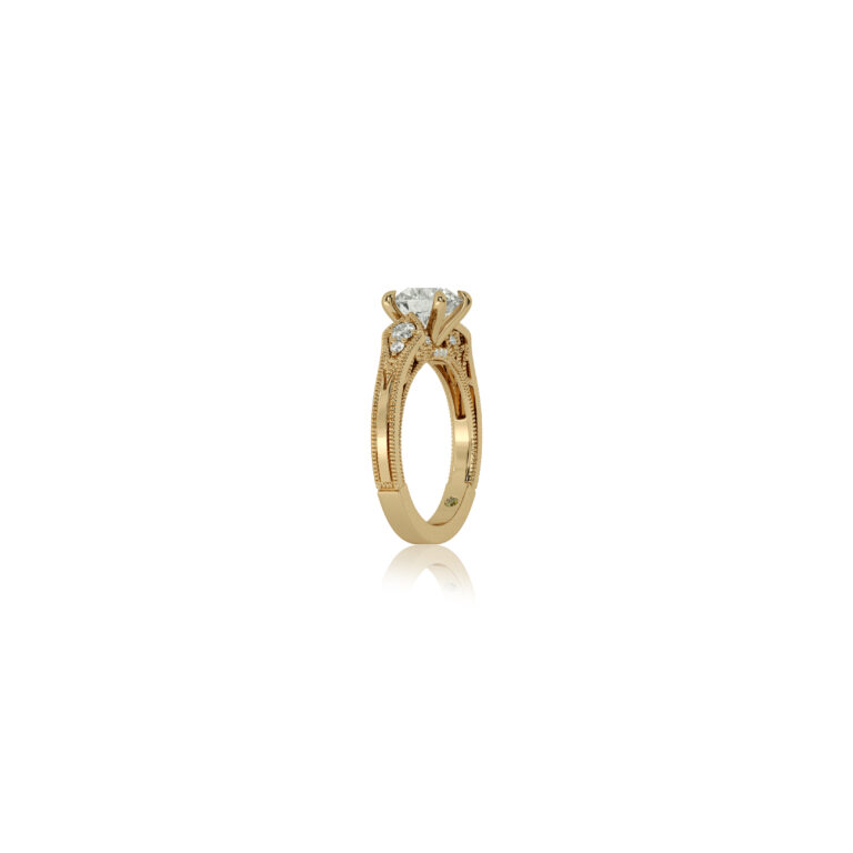 Vesta Vintage Inspired Lab Grown Diamond Engagement Ring